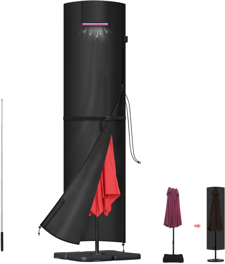 Parasolhoes Met Stok En Rits